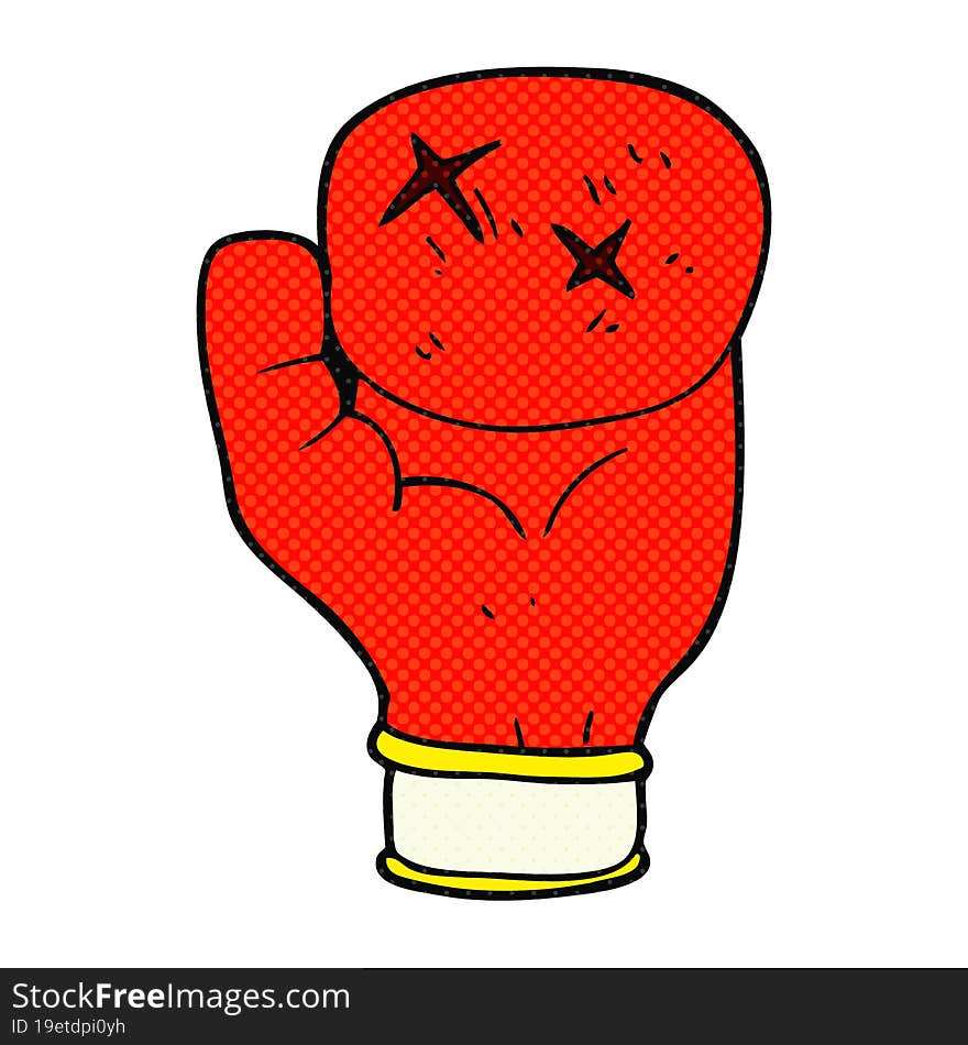 cartoon boxing glove