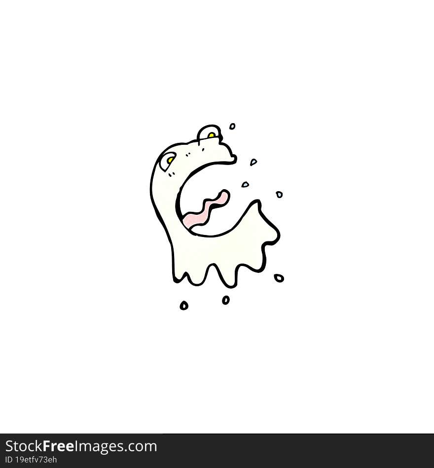 cartoon spooky ghost