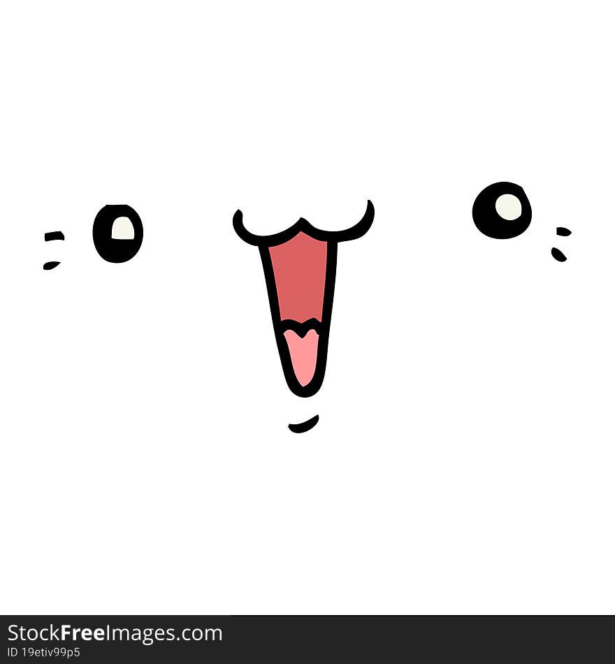 cute cartoon face