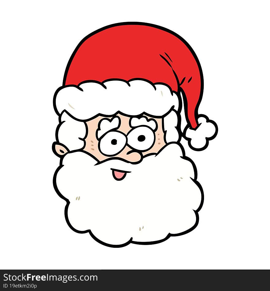 cartoon santa claus. cartoon santa claus