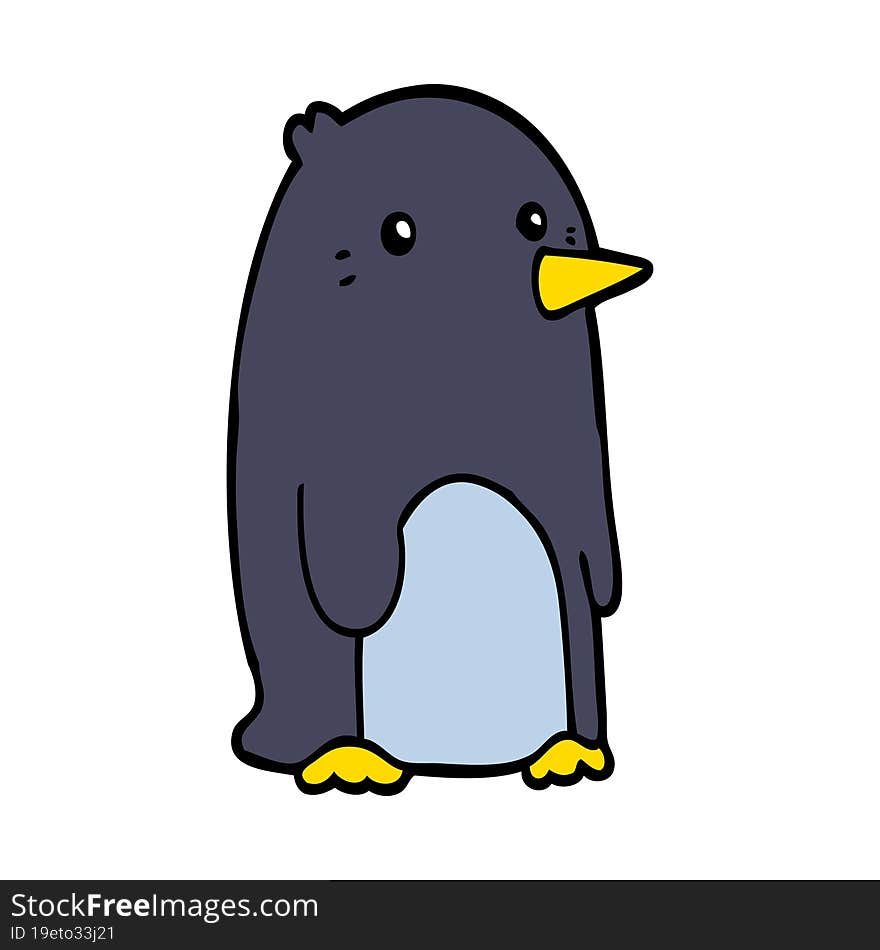 cartoon penguin