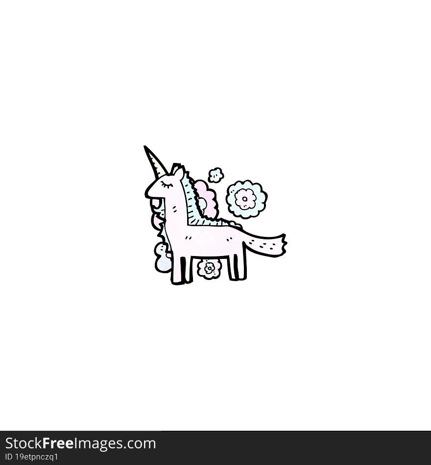 cartoon unicorn