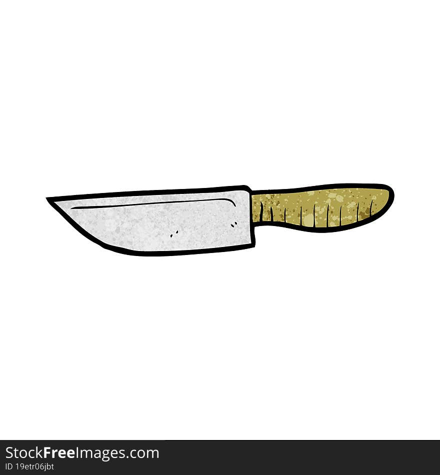 Cartoon Kitchen Knife