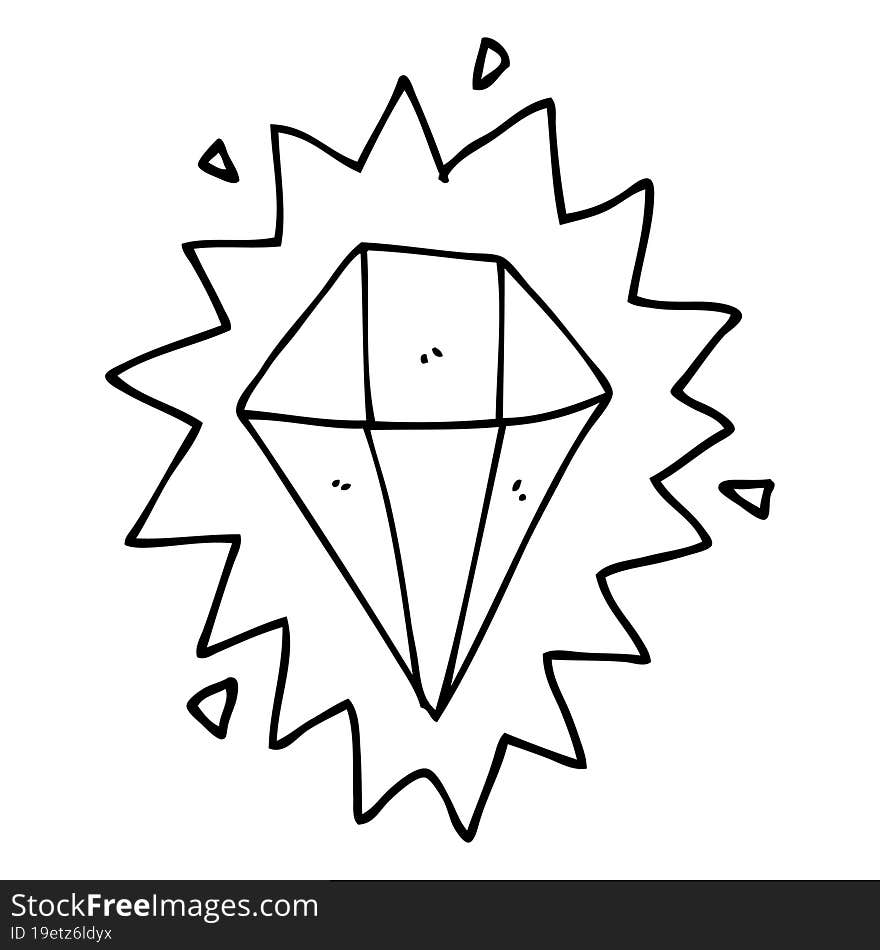 cartoon diamond