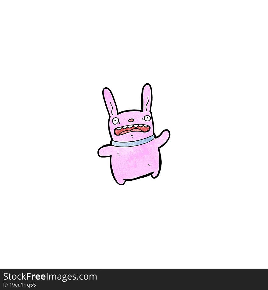 Cartoon Pink Bunny Rabbit