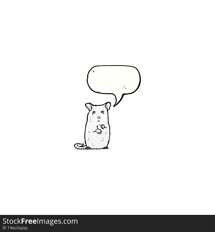 cute talking mouse cartoon