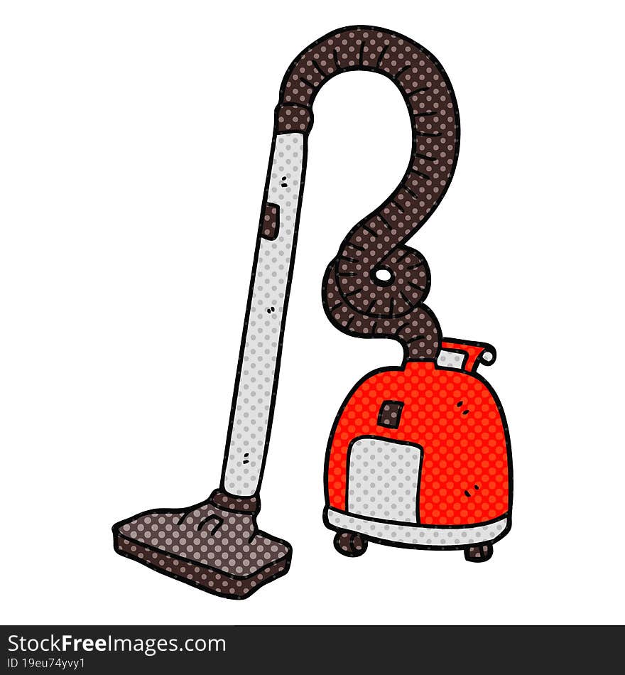 Cartoon Vacuum Cleaner