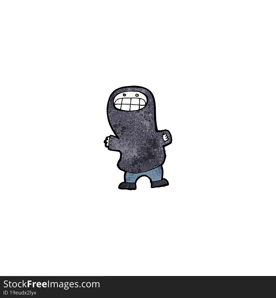 cartoon boy in hooded sweatshirt