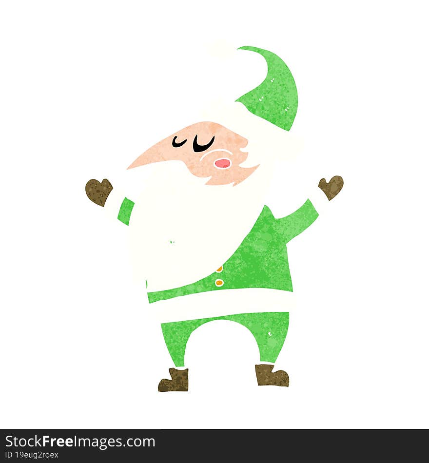 cartoon santa claus