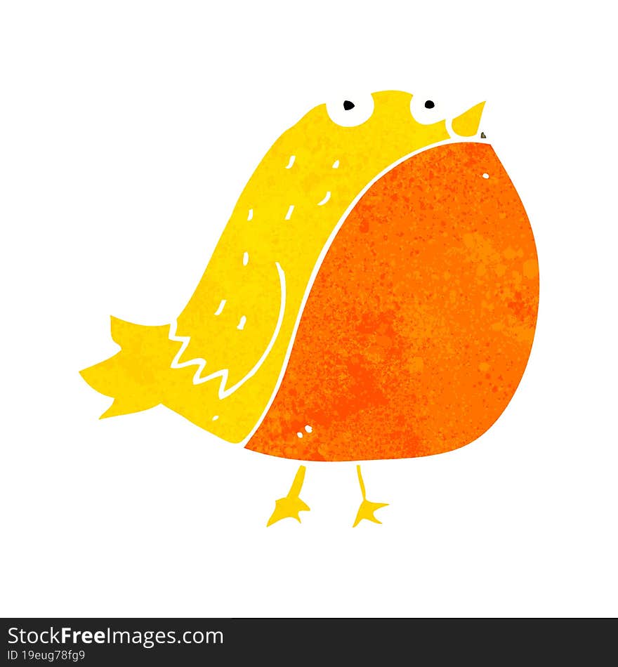 Cartoon Fat Bird