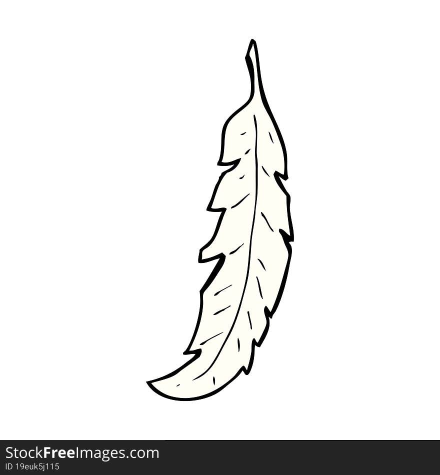 cartoon feather