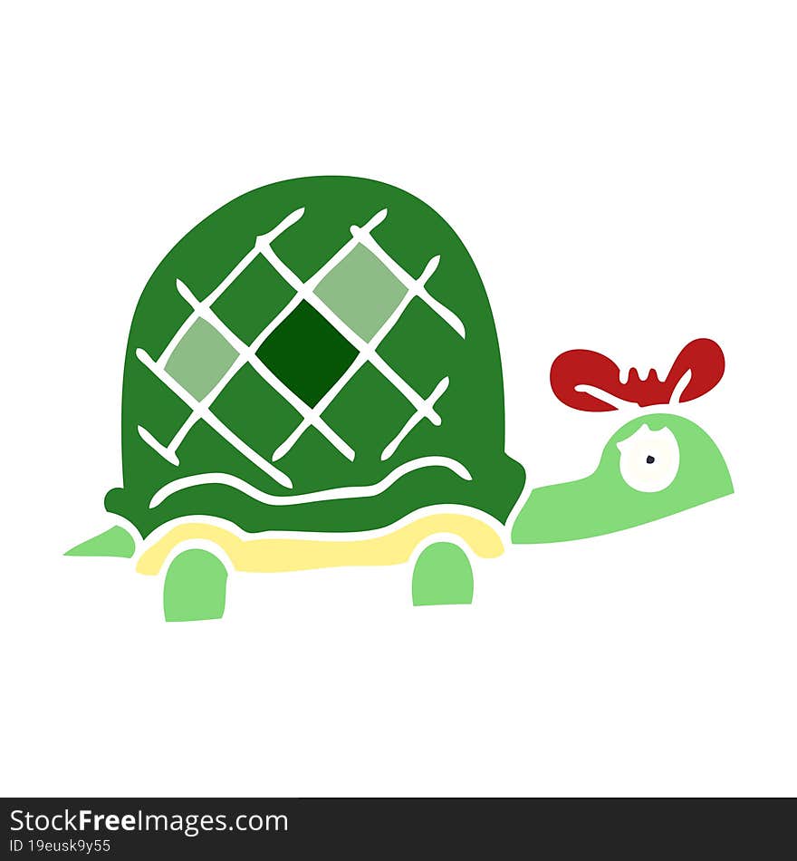 cartoon doodle funny tortoise