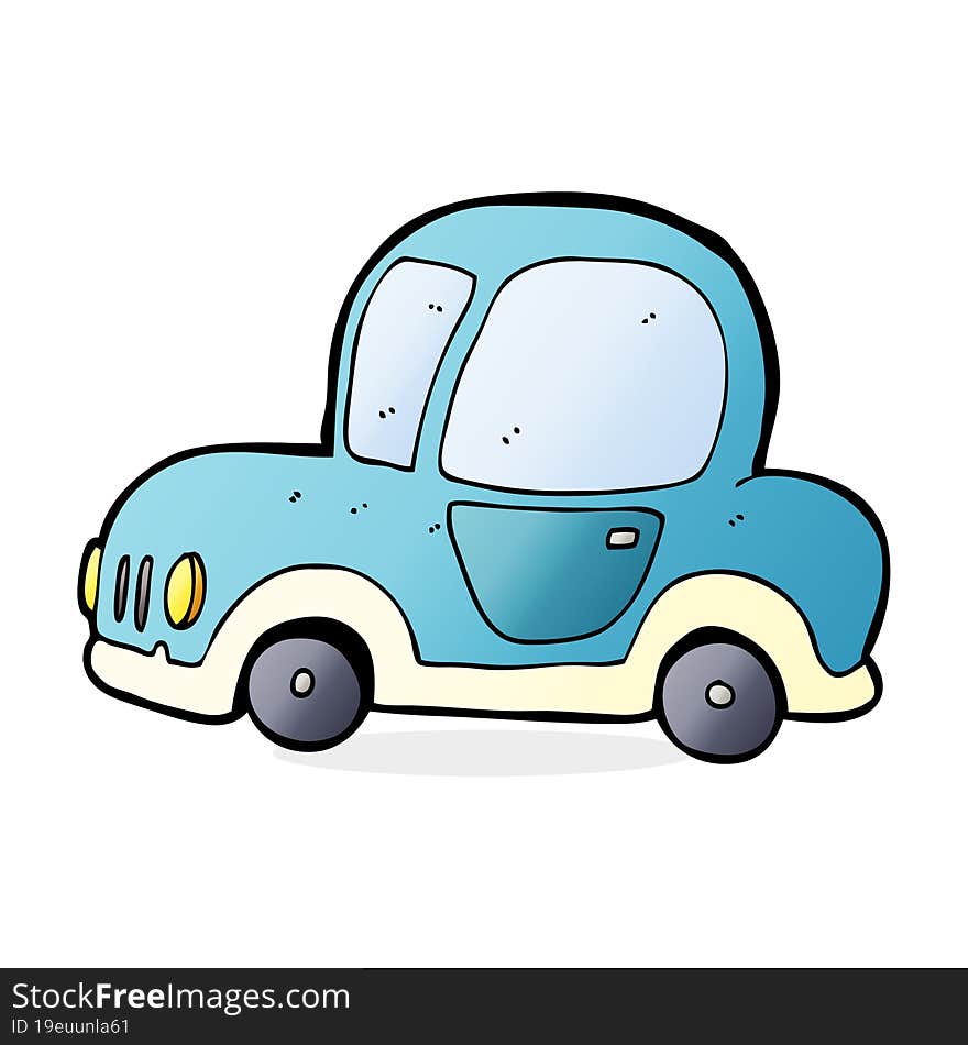 cartoon car