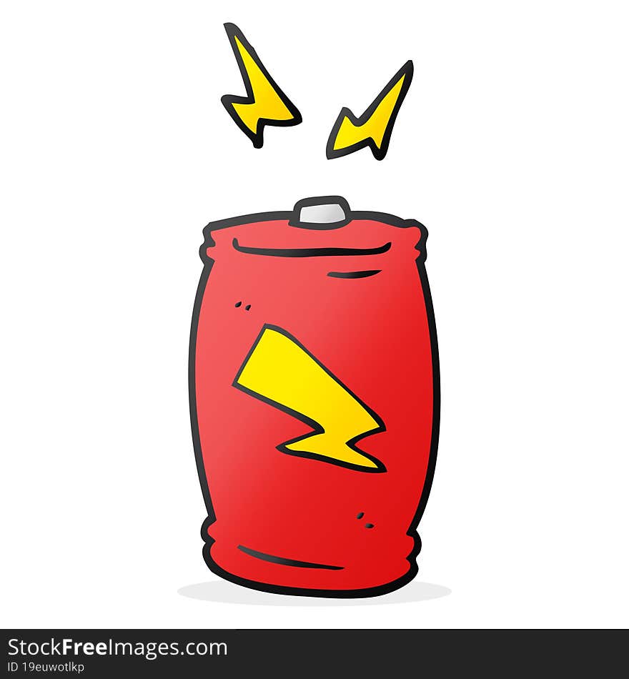 cartoon battery