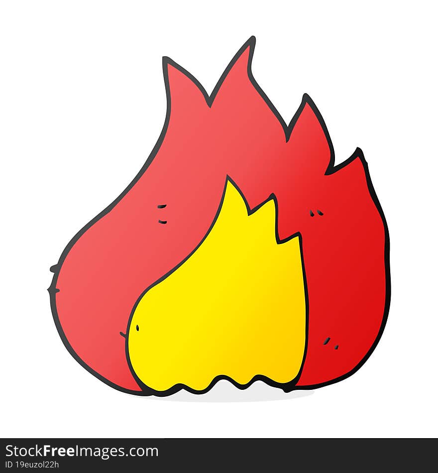 Cartoon Flame