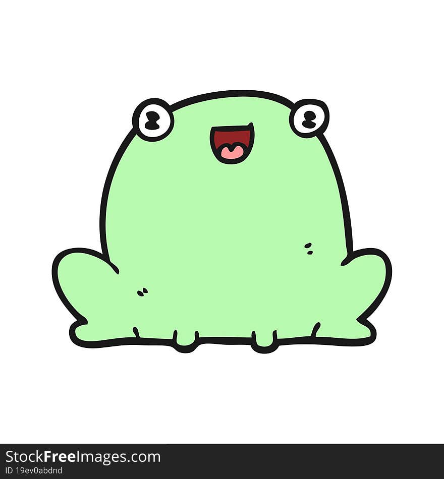 cute cartoon frog