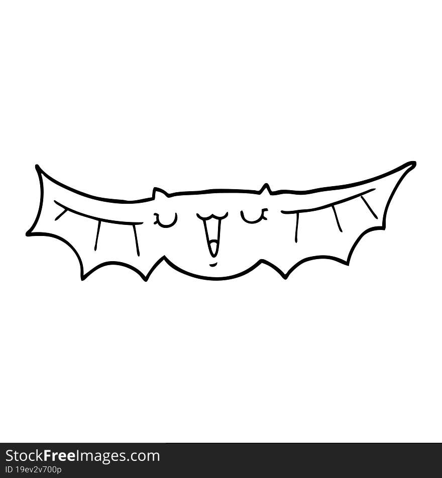 cartoon bat