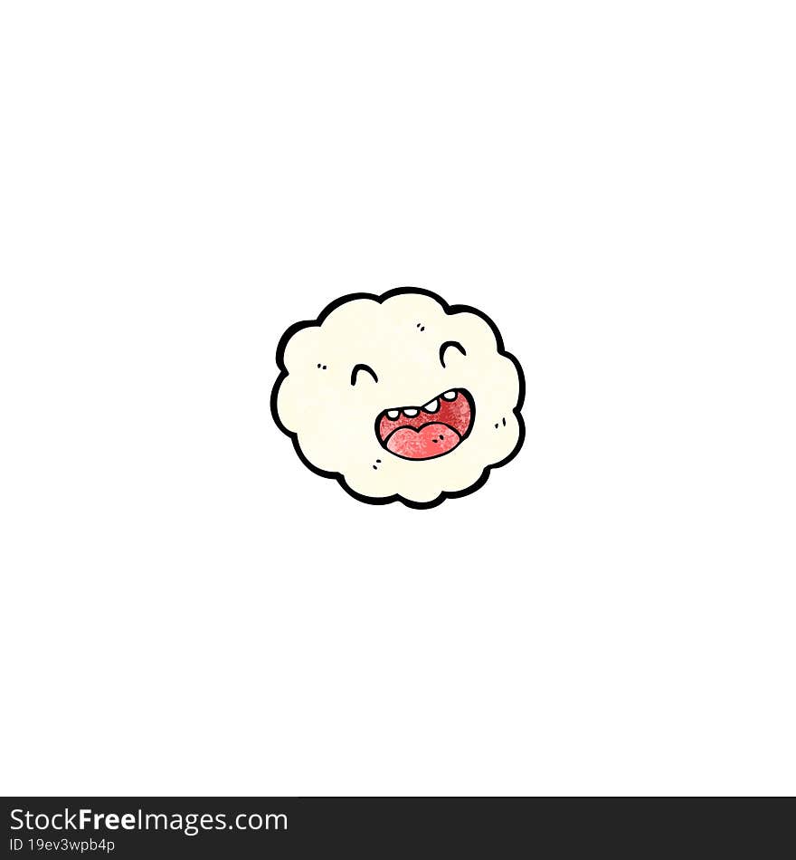 Cartoon Cloud Character