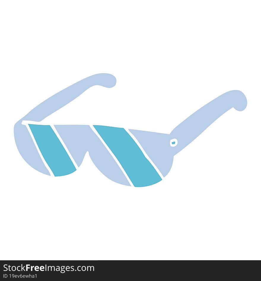 cartoon doodle safety glasses