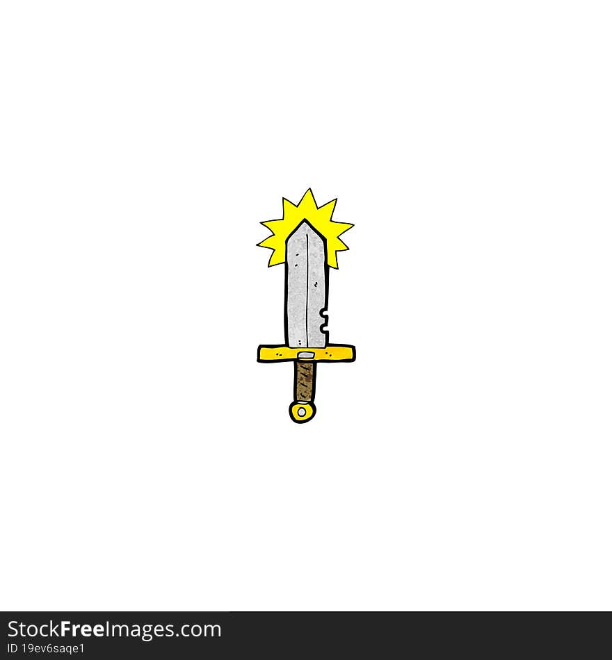 cartoon magic sword