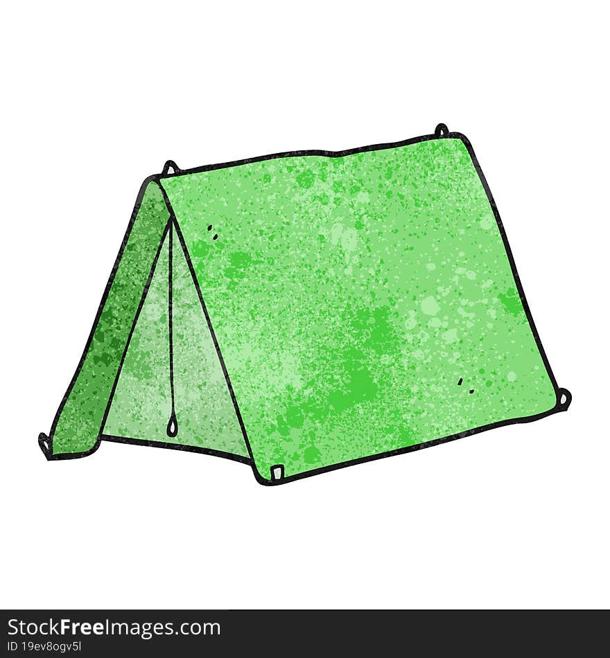 textured cartoon tent