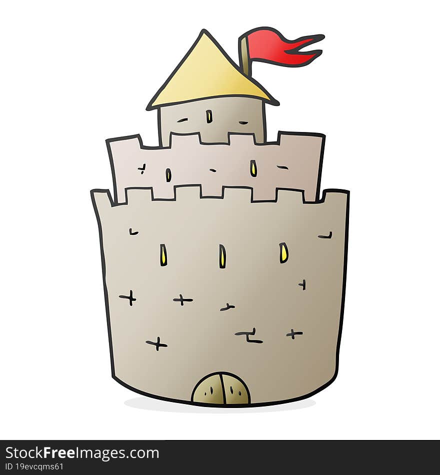 cartoon castle