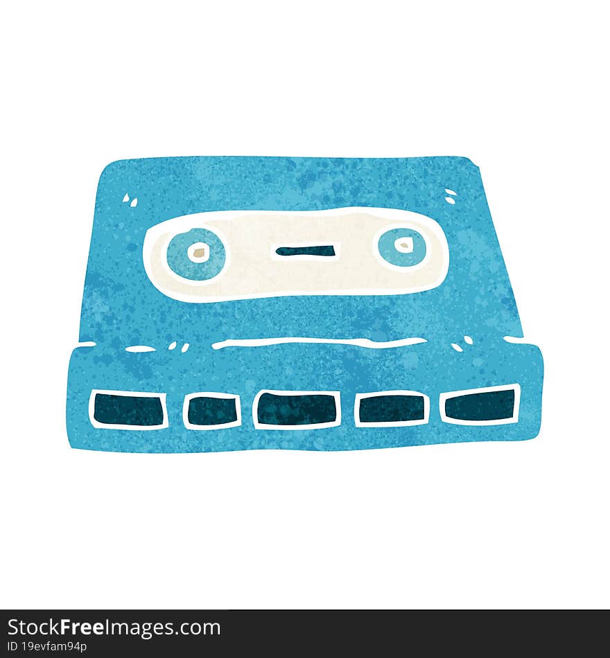 cartoon cassette tape