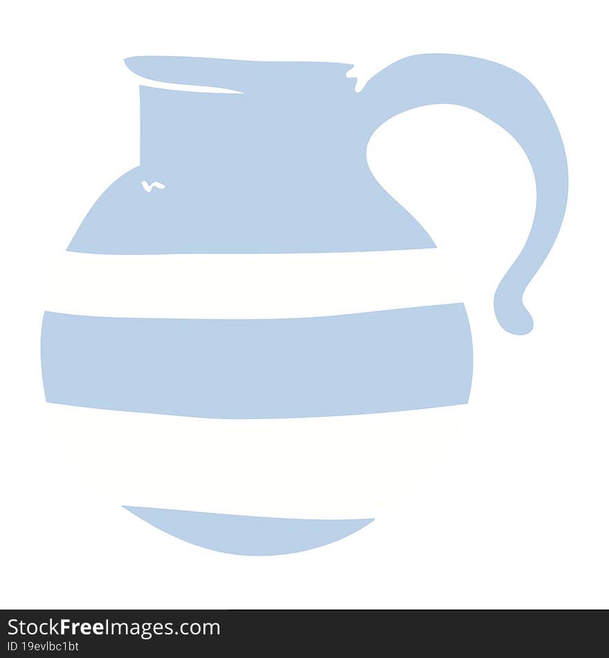 cartoon doodle of a jug