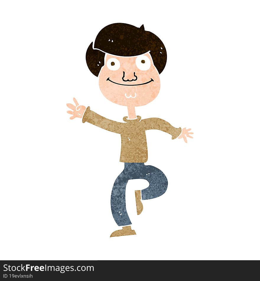 Cartoon Dancing Man