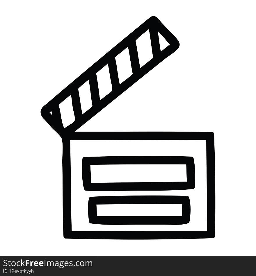 Movie Clapper Board Icon