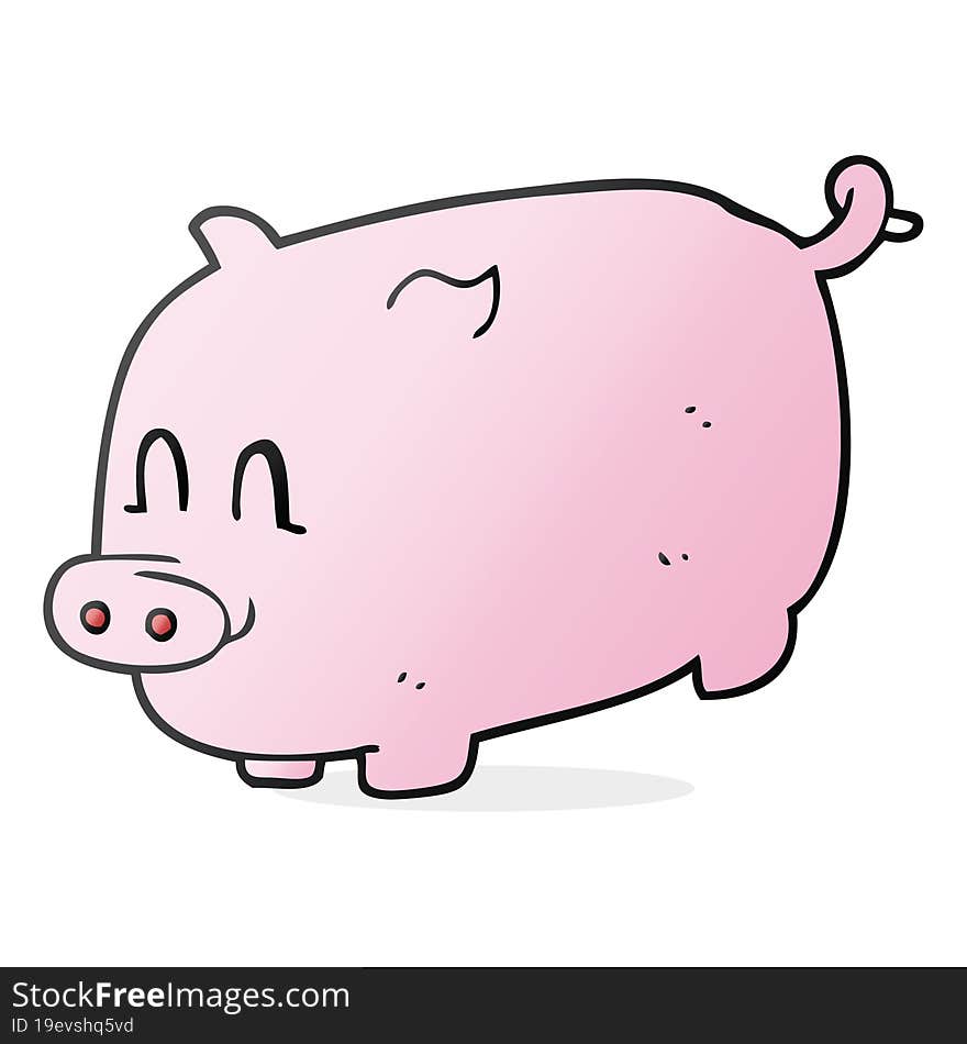 cartoon pig