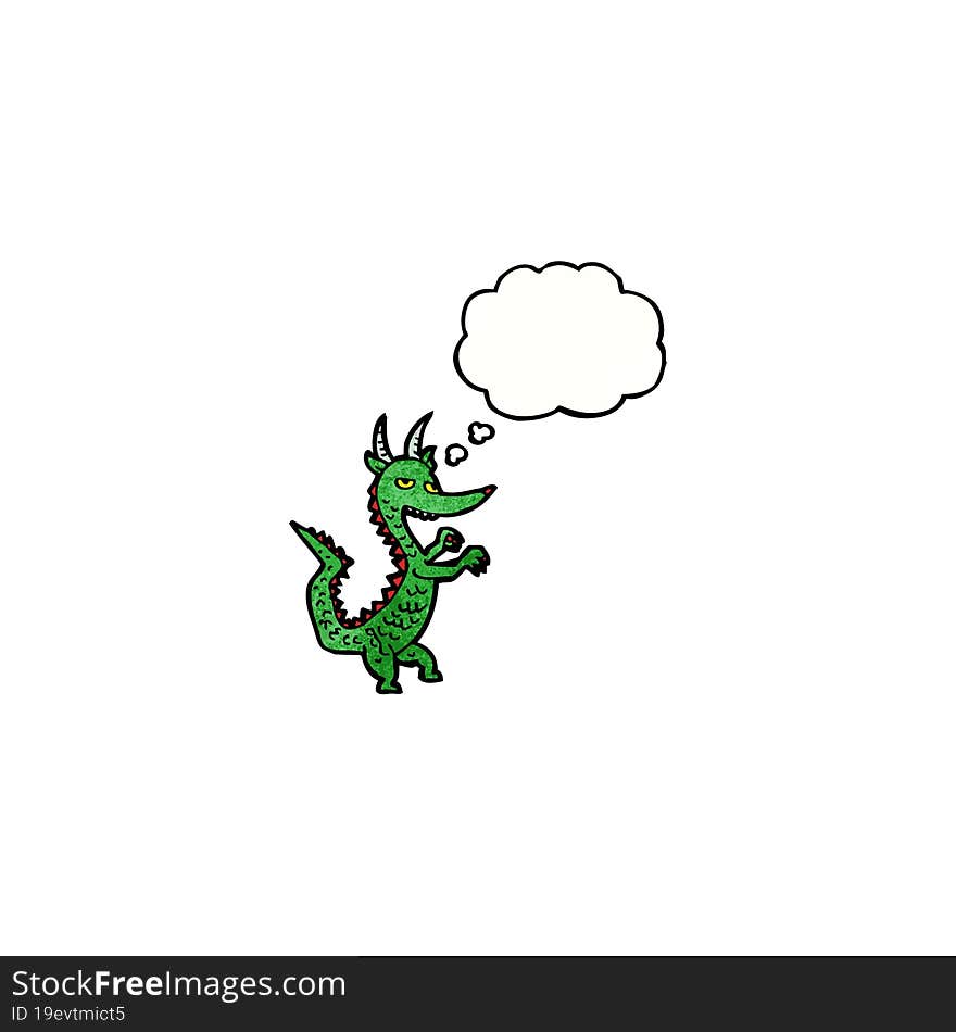 cartoon little dragon