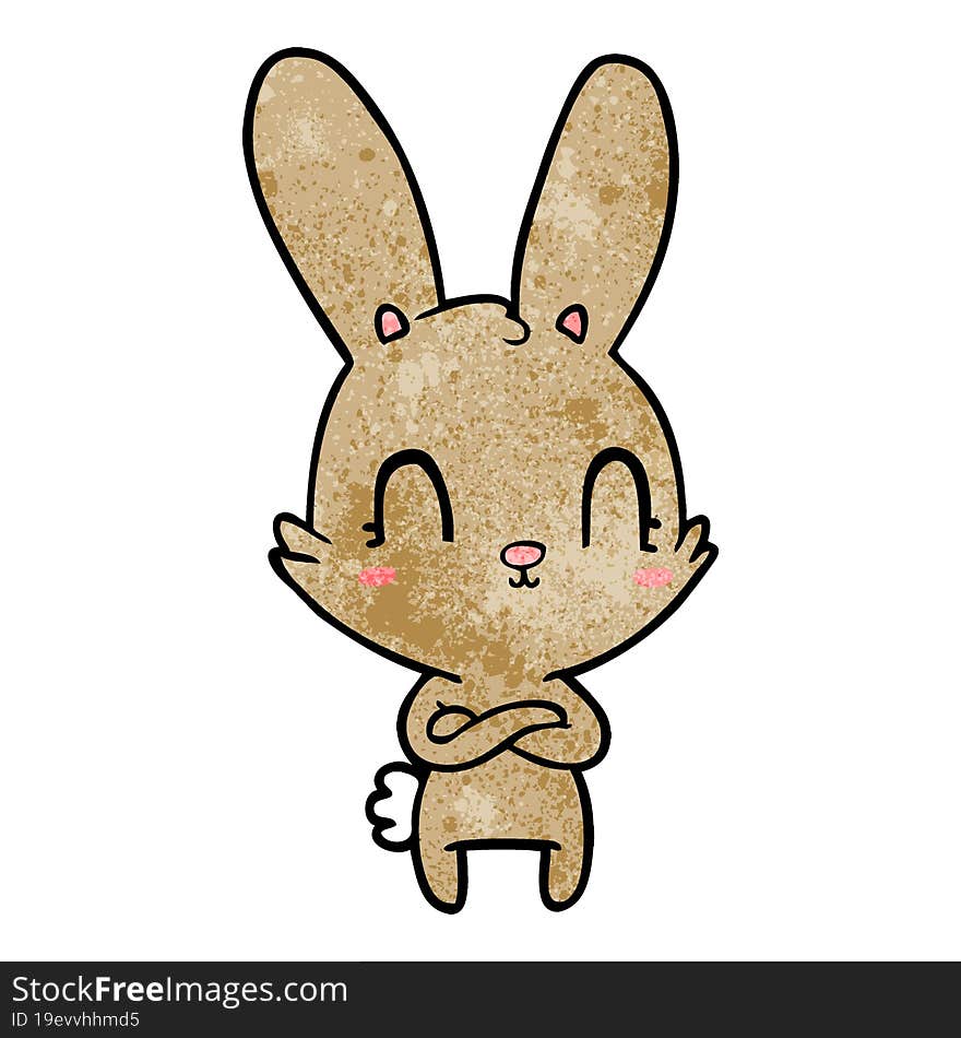 cute cartoon rabbit. cute cartoon rabbit