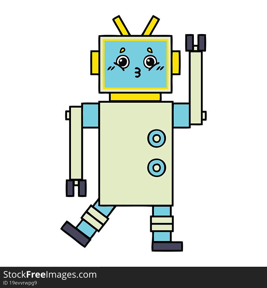 Cute Cartoon Robot