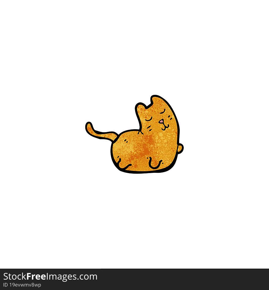 cartoon fat cat