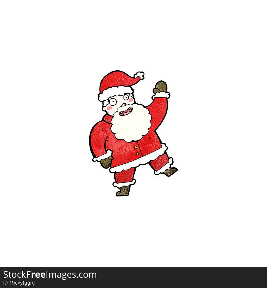 cartoon santa claus