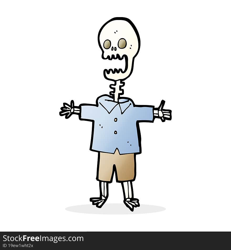 Cartoon Skeleton