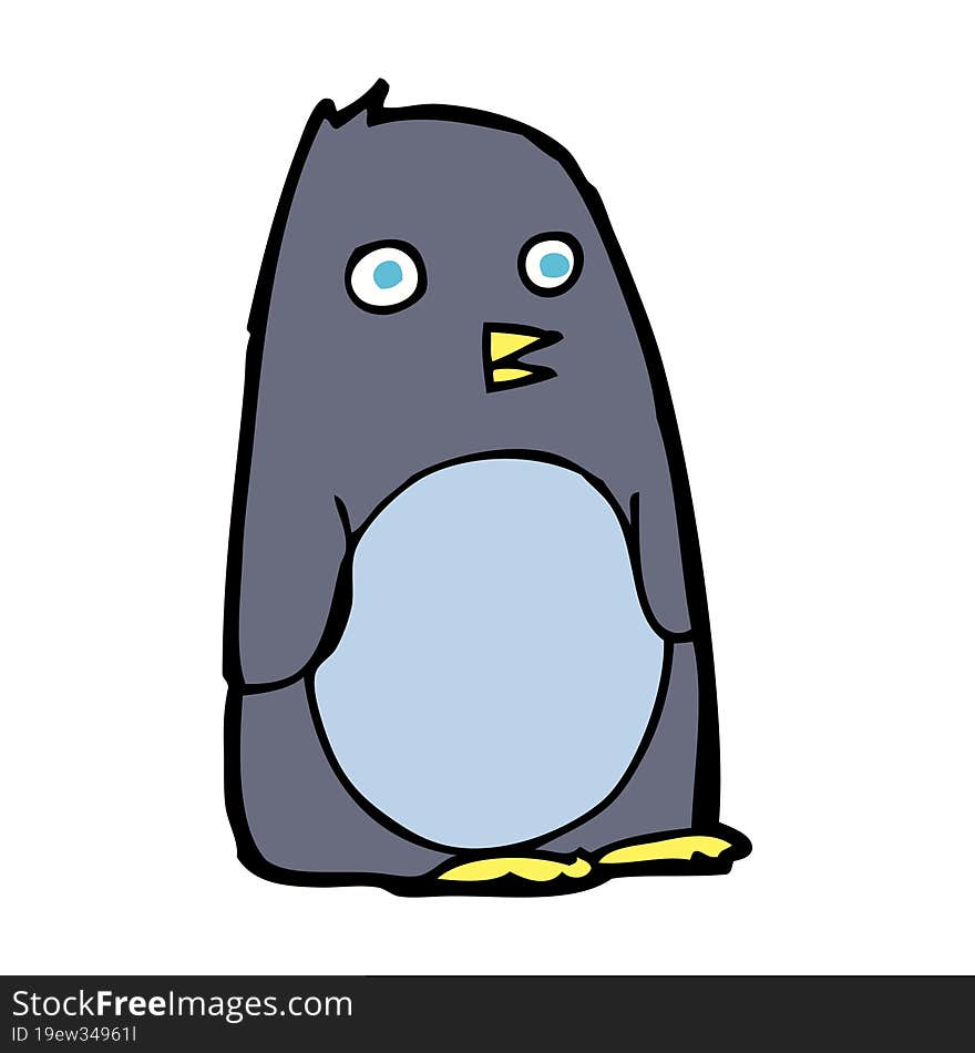 cartoon penguin