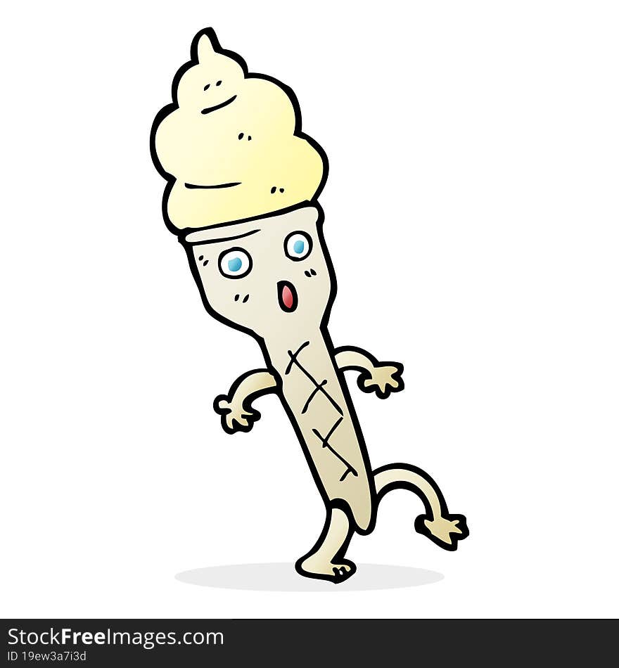 cartoon ice cream