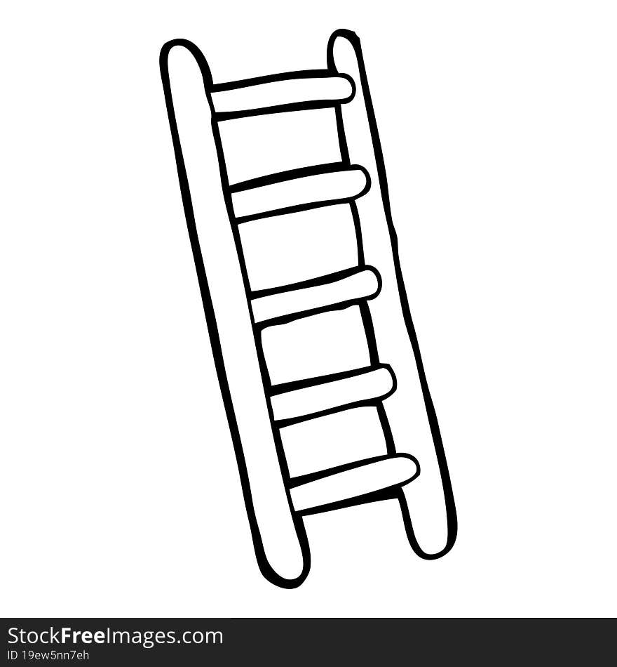 cartoon ladder