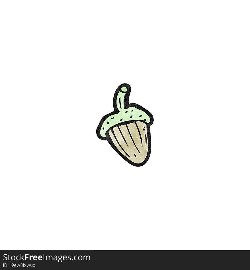 cartoon acorn