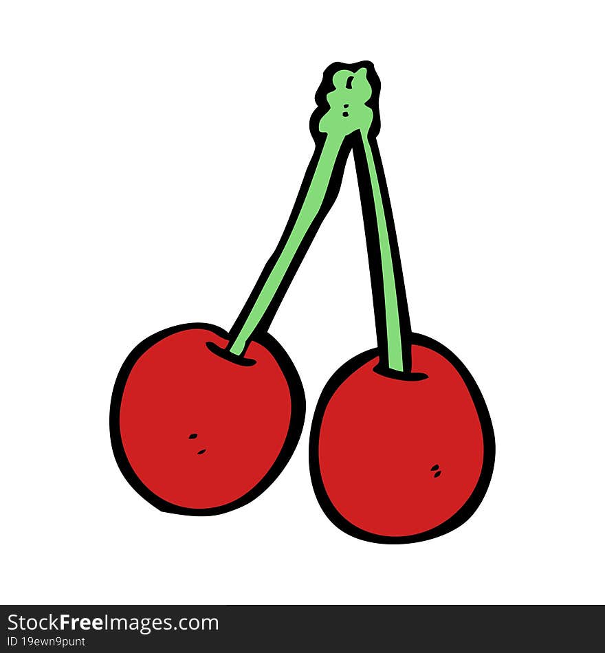 cartoon cherries