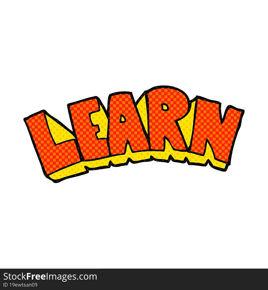 Cartoon Learn Symbol