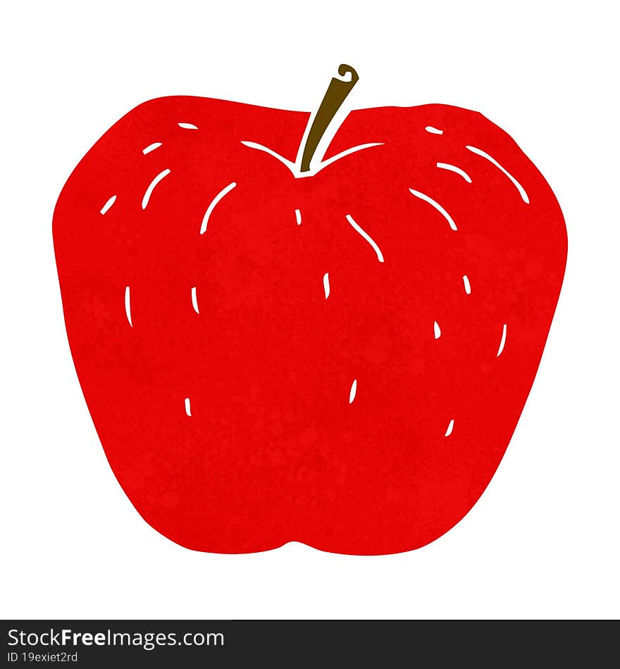 cartoon apple