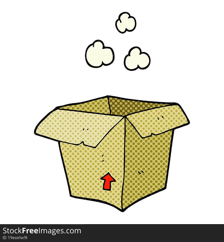 cartoon empty box