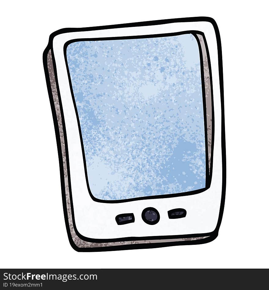 Cartoon Doodle Touch Screen Mobile