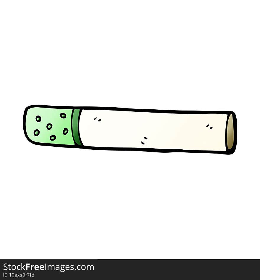 cartoon doodle cigarette