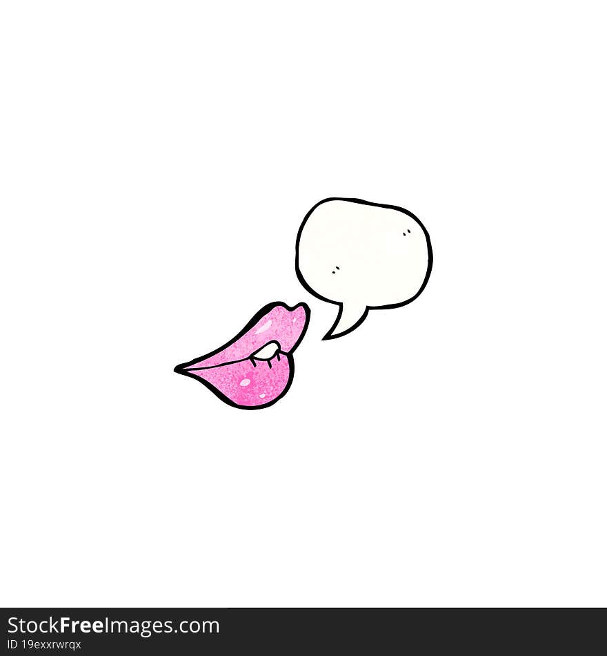 sexy cartoon lips