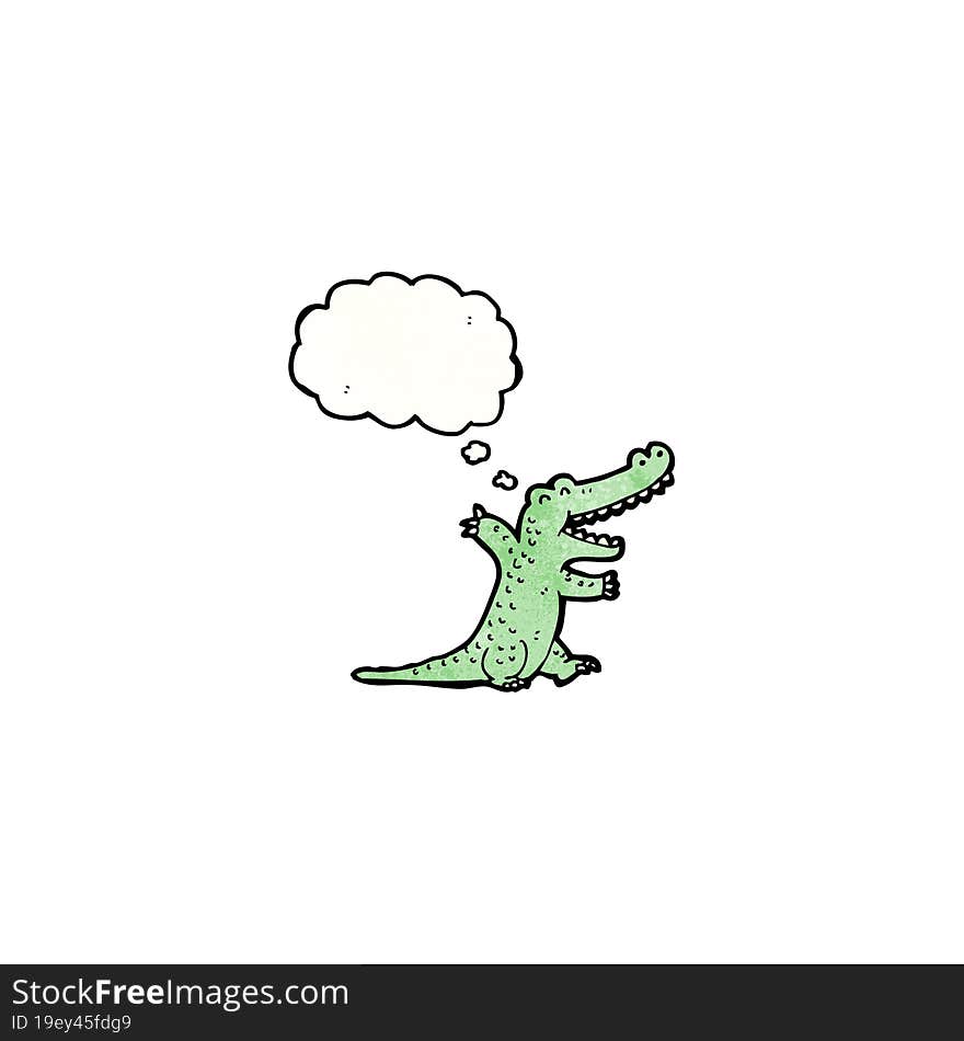 friendly alligator cartoon