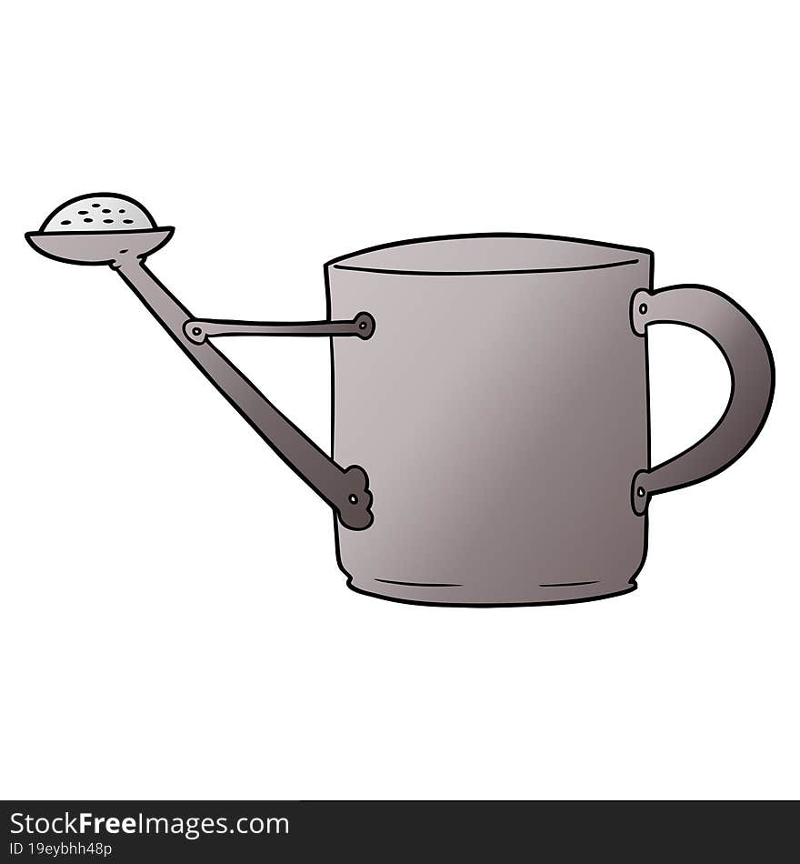 cartoon watering can. cartoon watering can